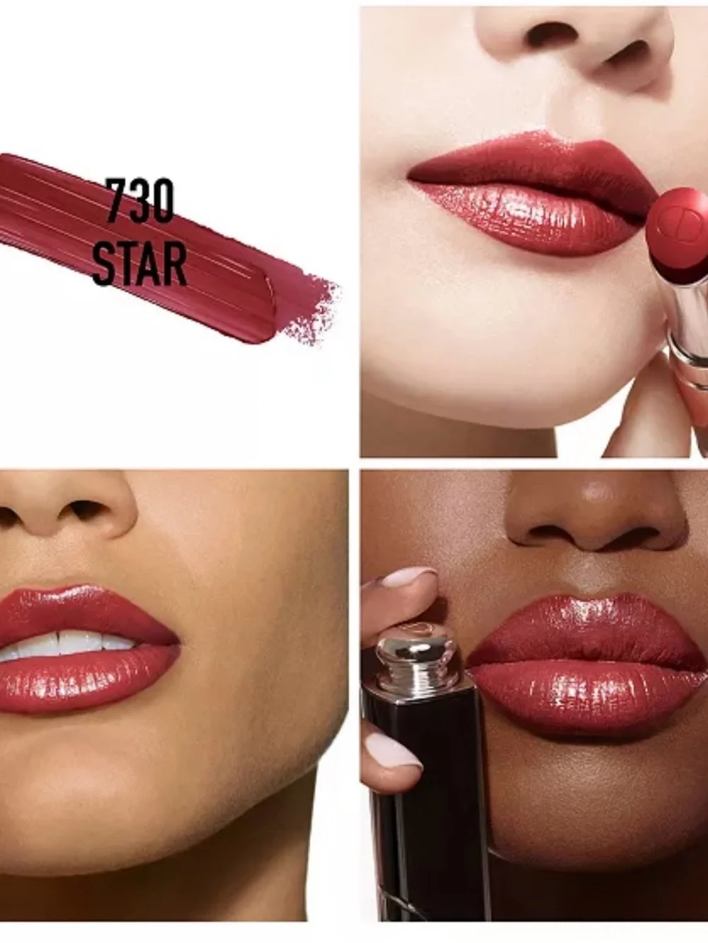 NWOB Dior Addict Hydrating Shine Lipstick - 730 Star - Full Size